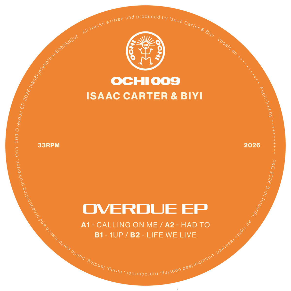 Issac Carter & Biyi - Overdue EP [Ochi]