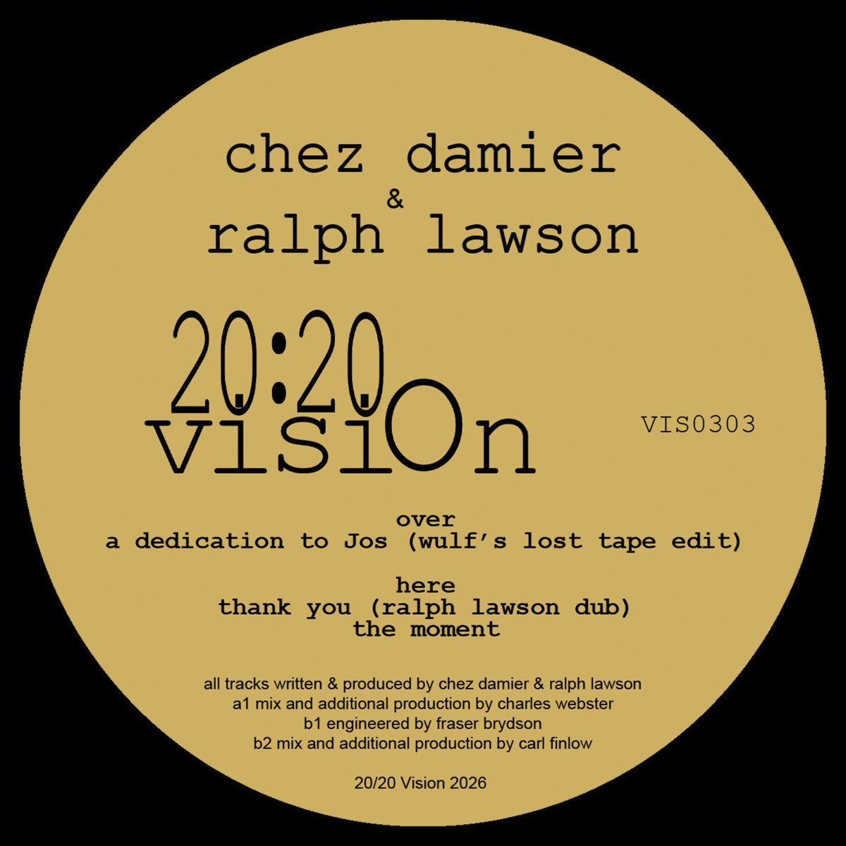 Chez Damier / Ralph Lawson - Moments In Time [20/20 Vision]
