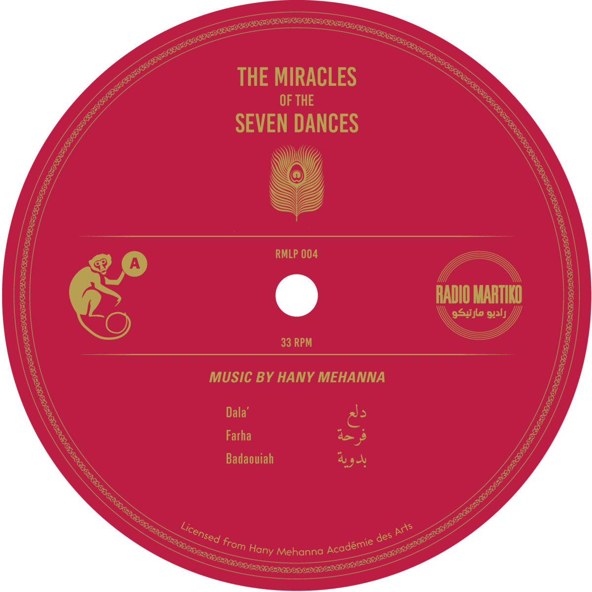 Hany Mehanna - هاني مهنى - The Miracles Of The Seven Dances LP [Radio Martiko]