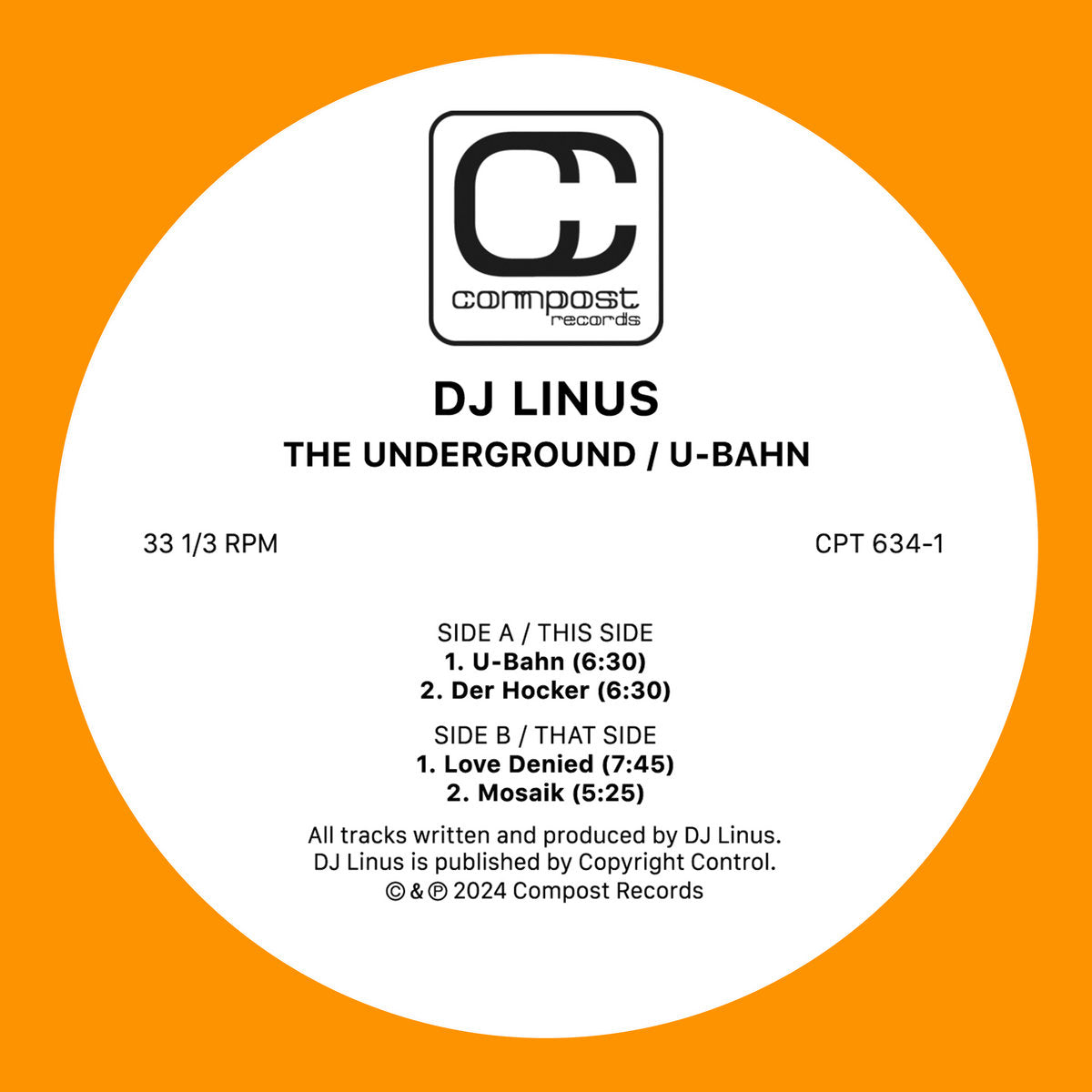 DJ Linus - The Underground / U-Bahn [Compost Records]