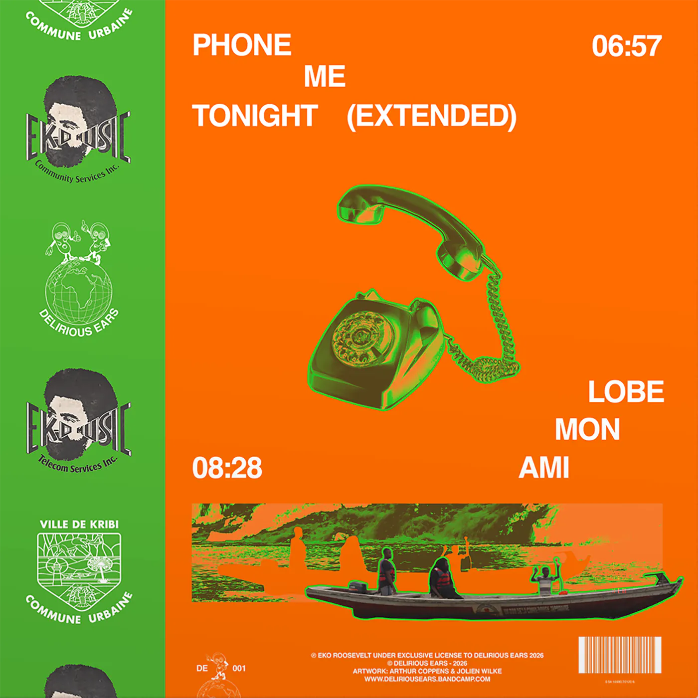 Eko Roosevelt - Phone Me Tonight / Lobe Mon Ami [Delirious Ears]