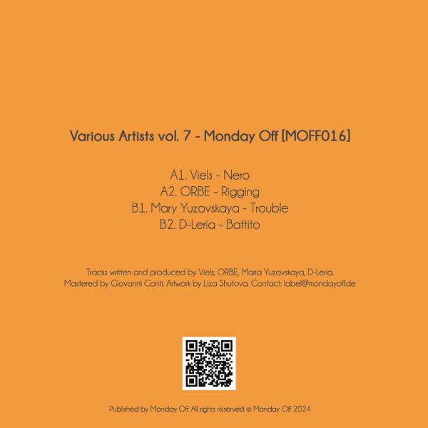 Viels, ORBE, Mary Yuzovskaya, D-Leria - Various Artists Vol. 7 [Monday Off]