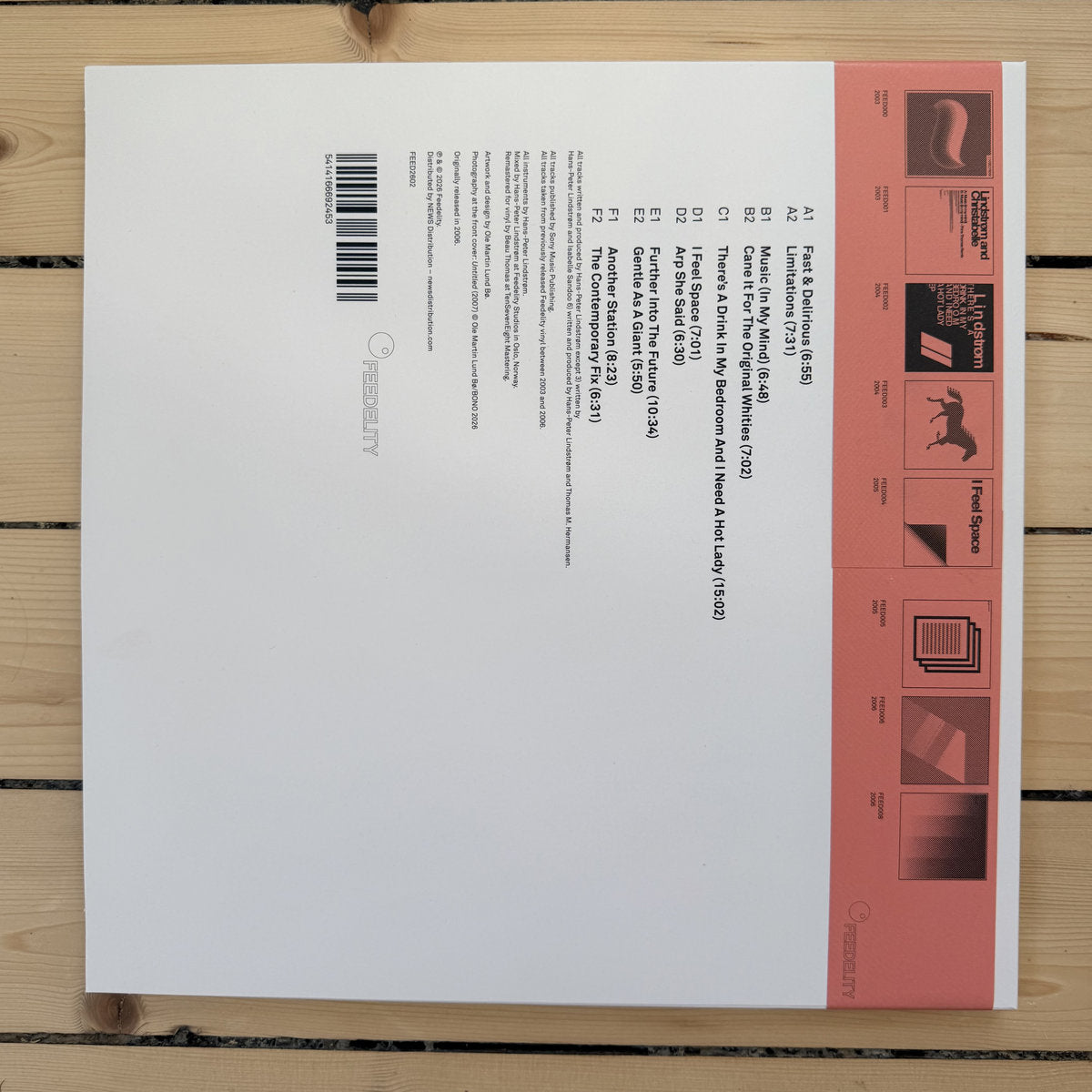 Lindstrøm - It's a Feedelity Affair (2LP Edición del 20.º aniversario) [Feedelity]
