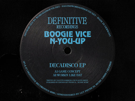 Boogie Vice, N-You-Up - Decadisco EP [Definitive Recordings]