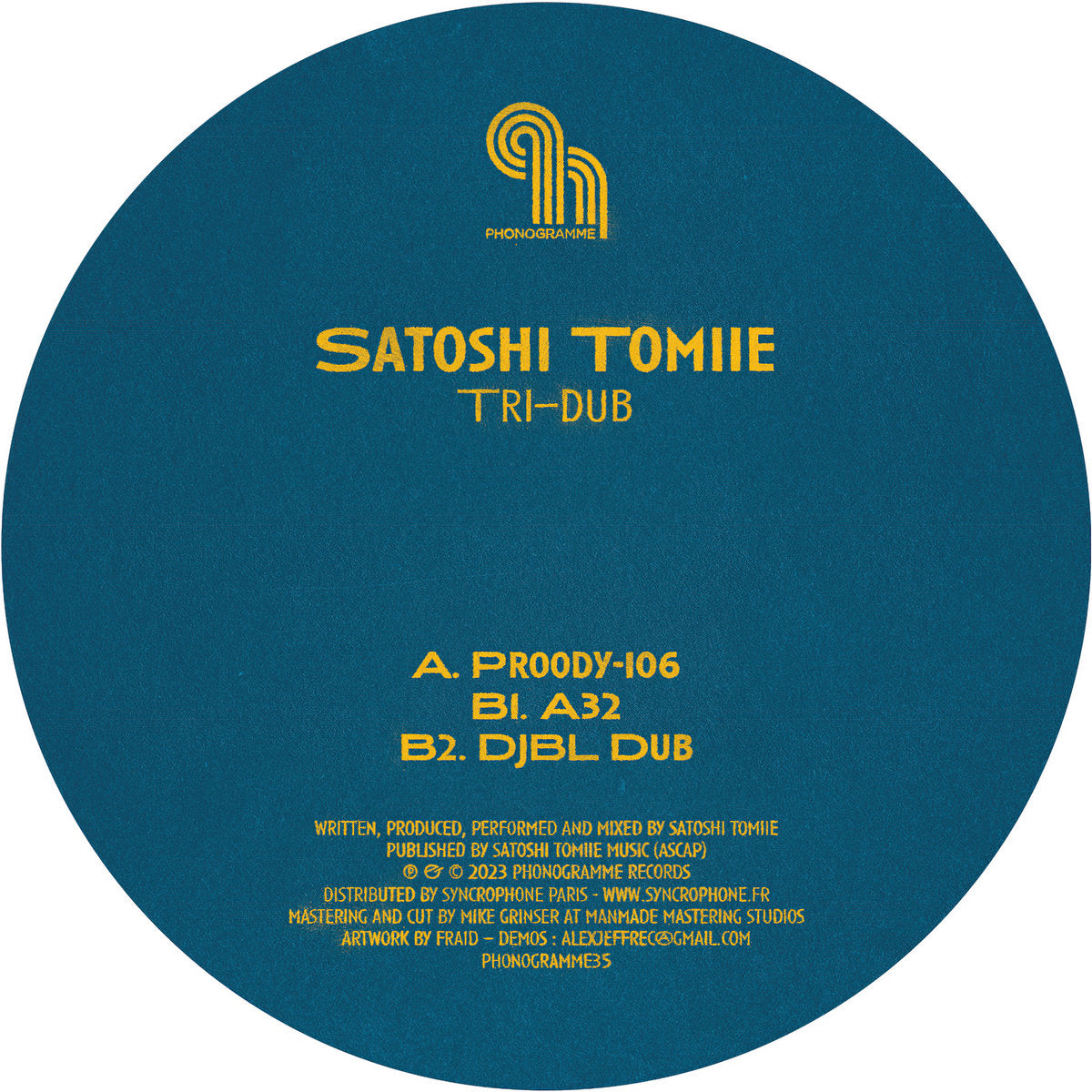 Satoshi Tomiie - Tri-Dub [Phonogramme]
