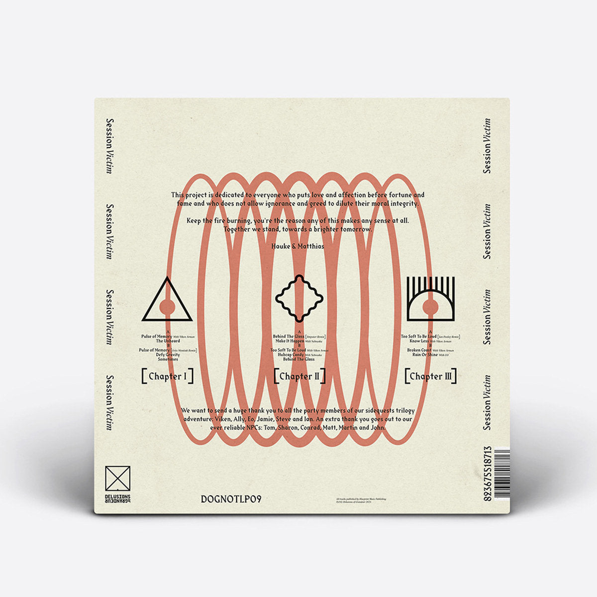 Session Victim - Sidequests Trilogy (3LP) [Delusions Of Grandeur]