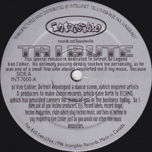 Terrence Parker - Tribute [Intangible Records]