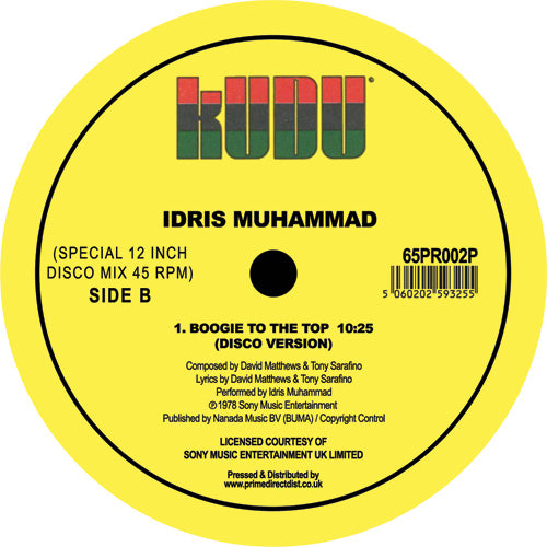 Idris Muhammad - Boogie to the Top (Young Pulse Remix) [KUDU]