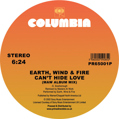 Earth, Wind & Fire - Fantasy (Shelter DJ Mix) / Can't Hide Love (MAW Album Mix)