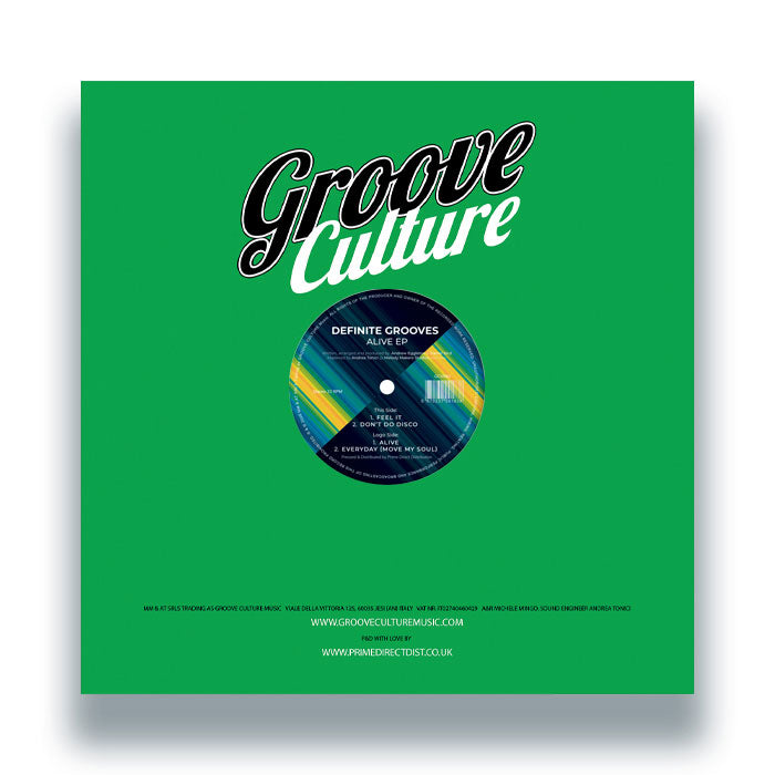 Definite Grooves - Alive EP [Groove Culture]