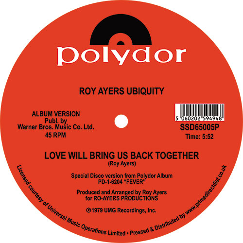 Roy Ayers Ubiquity - Running Away / Love Will Bring Us Back Together [South Street Disco]