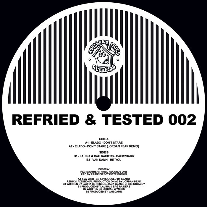 Elado / lau.ra & Bag Raiders / Van Damn - Refried & Tested 002 [Southern Fried Records]