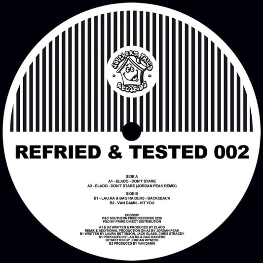 Elado / lau.ra & Bag Raiders / Van Damn - Refried & Tested 002 [Southern Fried Records]