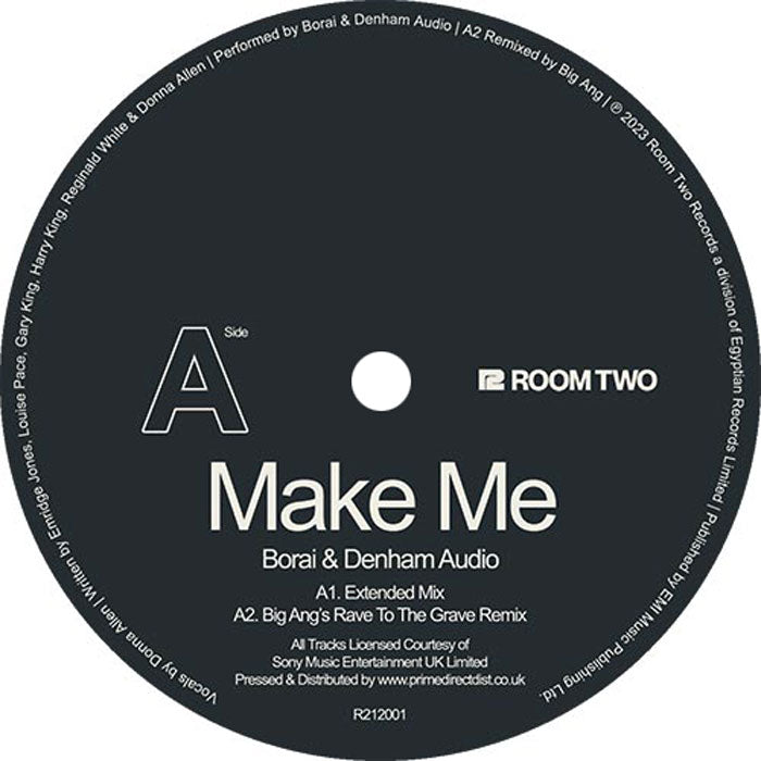 Borai & Denham Audio - Make Me [Room Two Records]