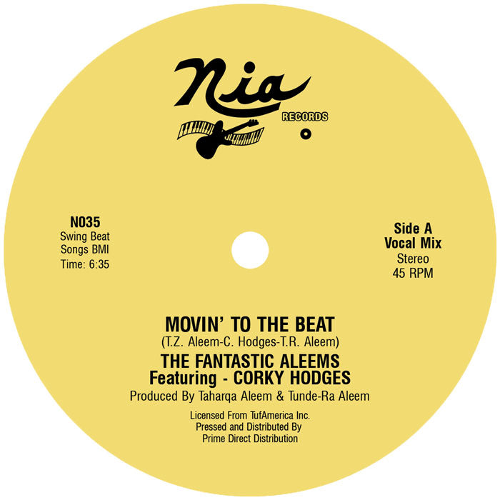The Fantastic Aleems Feat Corky Hodges - Movin' To The Beat [NIA]
