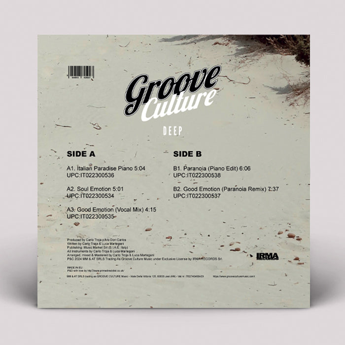 Don Carlos - Italian Paradise EP [Groove Culture Deep]