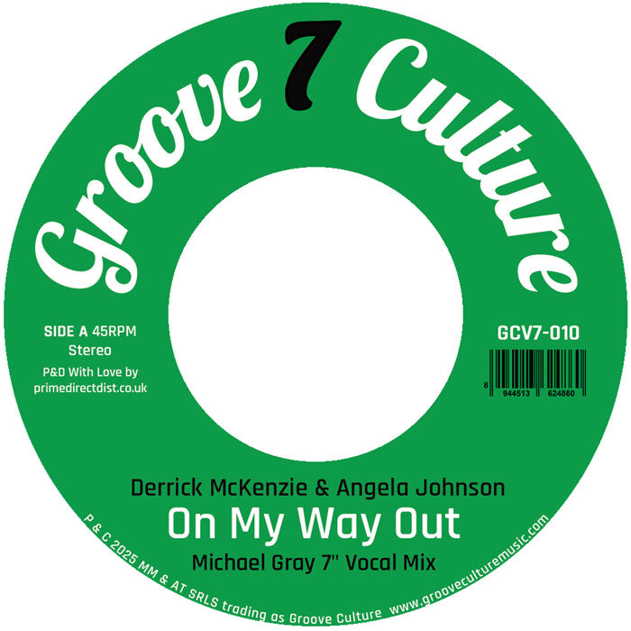 Derrick Mckenzie & Angela Johnson - On My Way Out (Michael Gray 7” Remix) [Groove Culture]