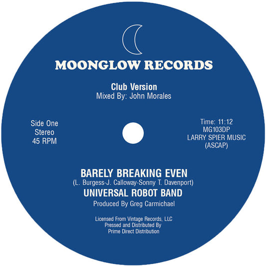 Universal Robot Band - Barely Breaking Even [Moonglow]