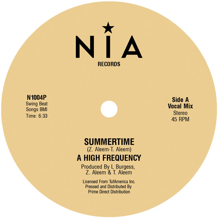 A High Frequency - Summertime [NIA]