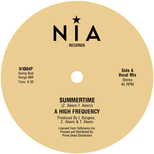 A High Frequency - Summertime [NIA]