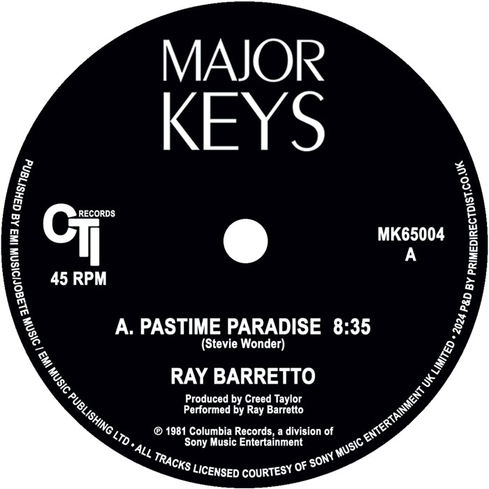 Ray Barretto - Pastime Paradise [Major Keys]