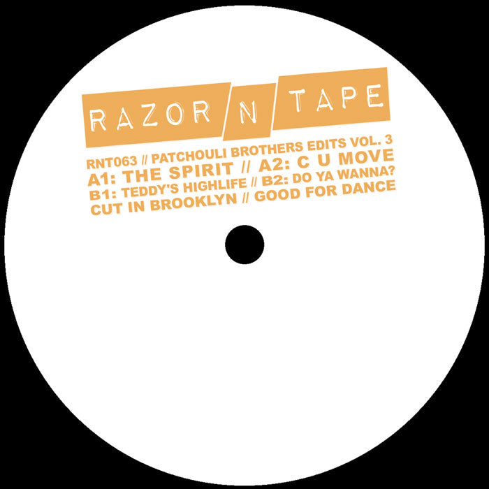 The Patchouli Brothers - Patchouli Brothers Edits Pt. 3 [Razor-N-Tape]
