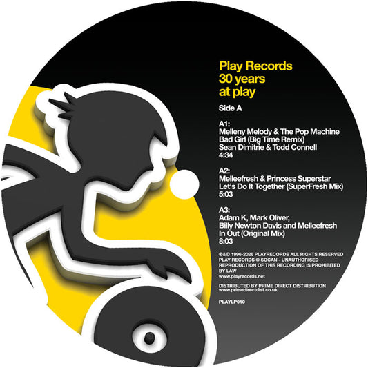 Melleefresh & Deadmau5 - 30 Years At Play (2LP EDICION ESPECIAL RSD2026) [Play Records]