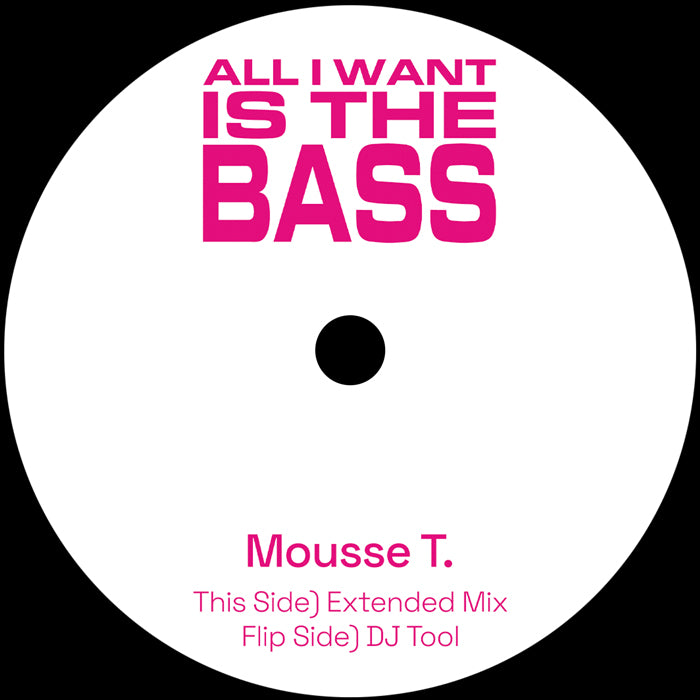 Mousse T - All I want Is The Bass [Peppermint Jam]