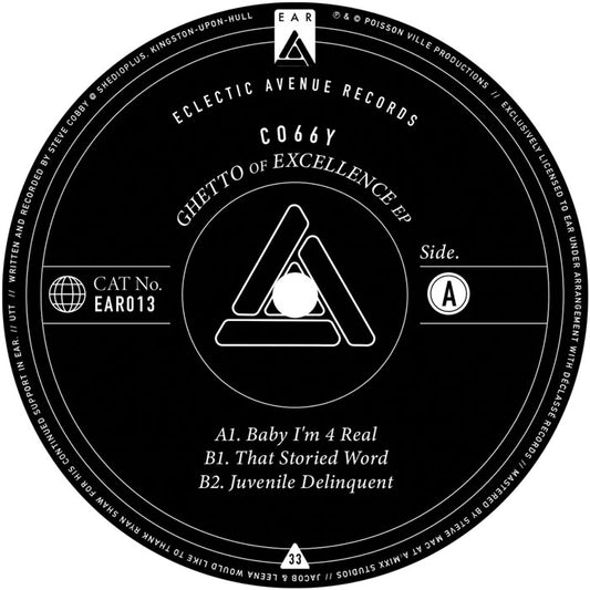 CO66Y aka Steve Cobby - Ghetto of Excellence EP [Eclectic Avenue Recordings]