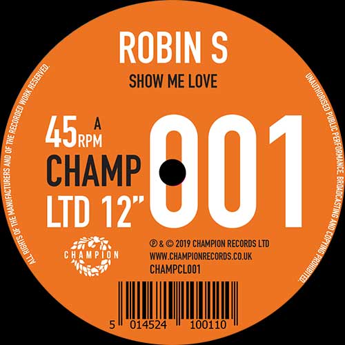 Robin S - Show Me Love [Champion]