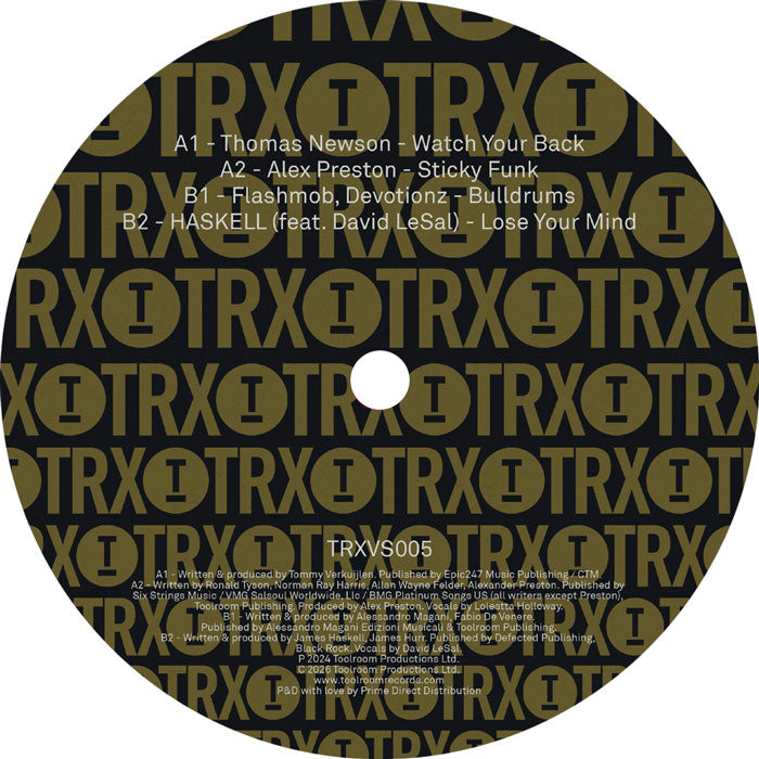 Thomas Newson / Alex Preston / Flashmob / HASKELL - Toolroom Trax Sampler Vol. 5 [Toolroom]