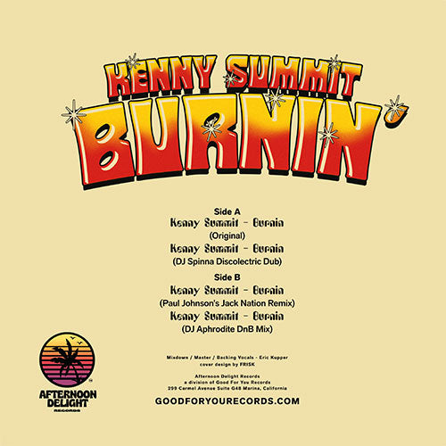 Kenny Summit - Burnin' [Afternoon Delight Records]