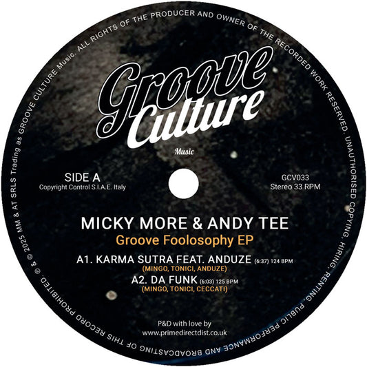 Micky More & Andy Tee - Groove Foolosophy EP [Groove Culture]