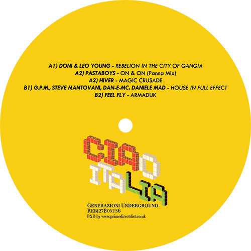 Various Artists - Ciao Italia. Generazioni Underground Bonus Sei [Rebirth]