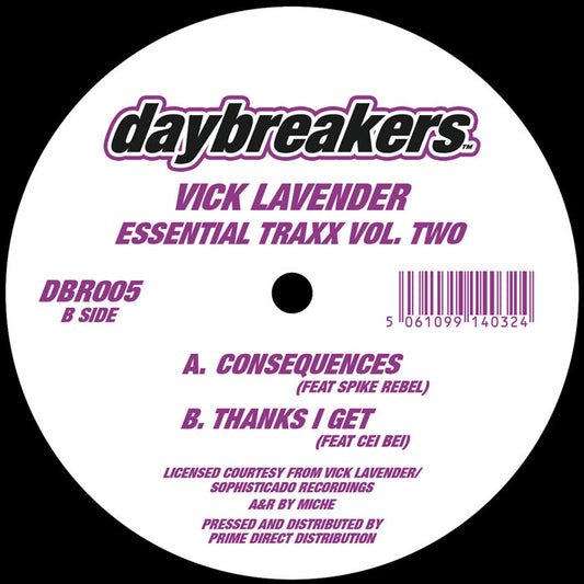 Vick Lavender - Essential Traxx vol. 2 [Daybreakers]