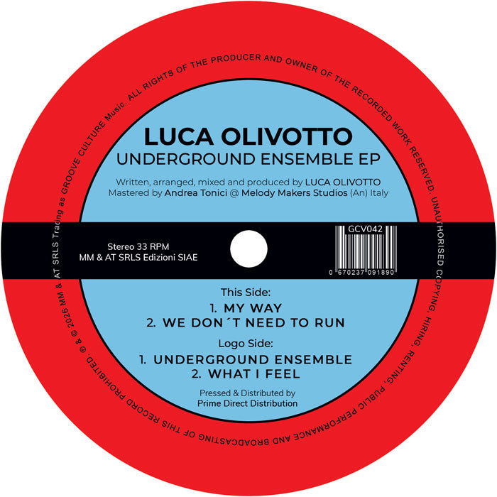 Luca Olivotto - Underground Ensemble EP [Groove Culture]
