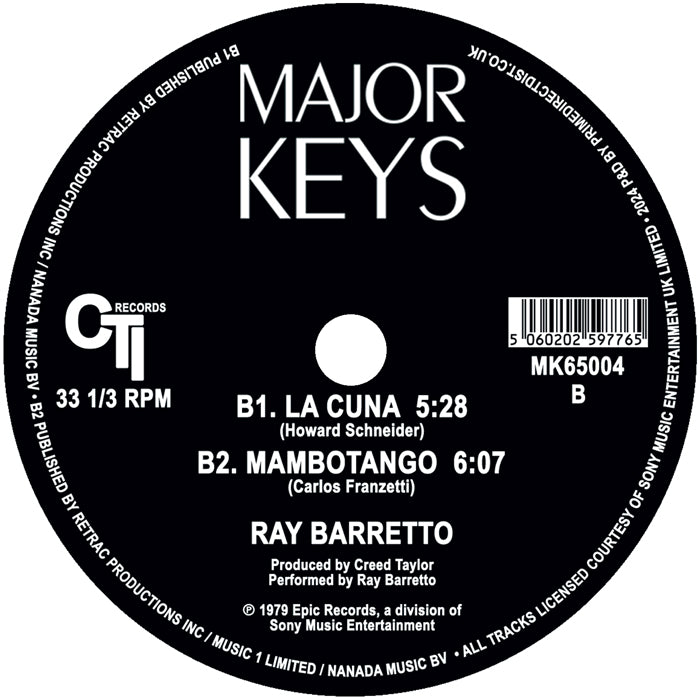 Ray Barretto - Pastime Paradise [Major Keys]