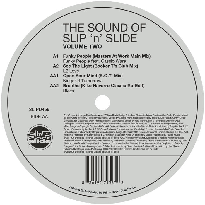 Funky People / LZ Love / Kings Of Tomorrow / Blaze - The Sound Of Slip 'n' Slide, Vol. 2 [Slip 'N' Slide]