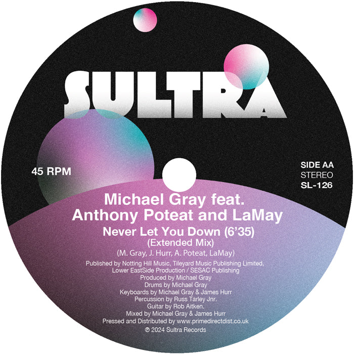 Michael Gray, The Sultra Gospel Singers & Anthony Poteat - Fly Away / Never Let You Down [Sultra Records]