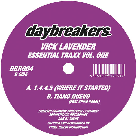 Vick Lavender - Essential Traxx vol. 1 [Daybreakers]