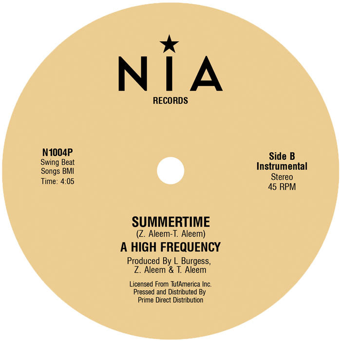 A High Frequency - Summertime [NIA]