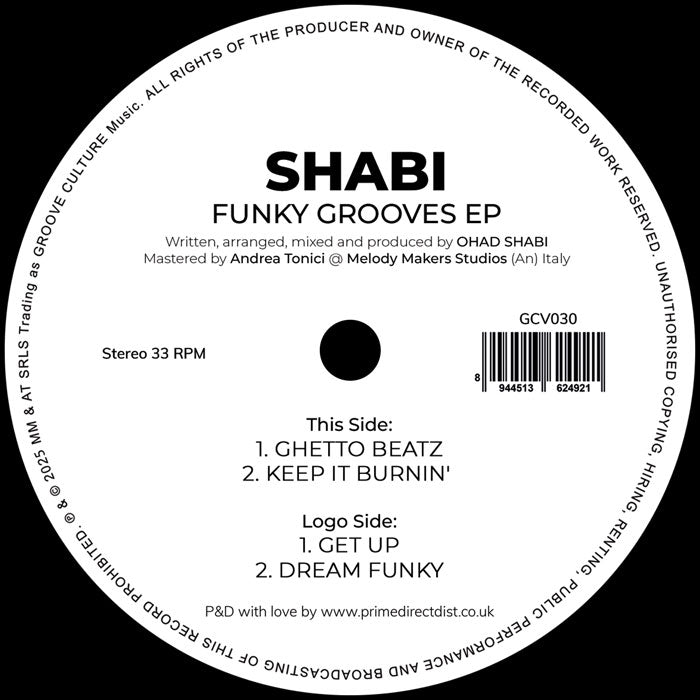 Shabi Funky - Grooves EP [Groove Culture]