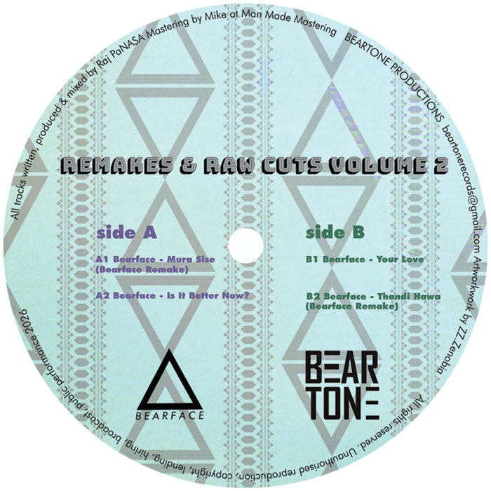Bearface - Raw Cuts And Remakes Vol. 2 [Beartone Records]