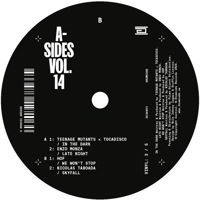 Teenage Mutants / Enzo Monza / HOF - A-Sides Vol. 14 V3 [Drumcode]