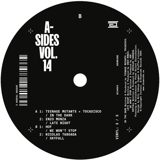 Teenage Mutants / Enzo Monza / HOF - A-Sides Vol. 14 V3 [Drumcode]