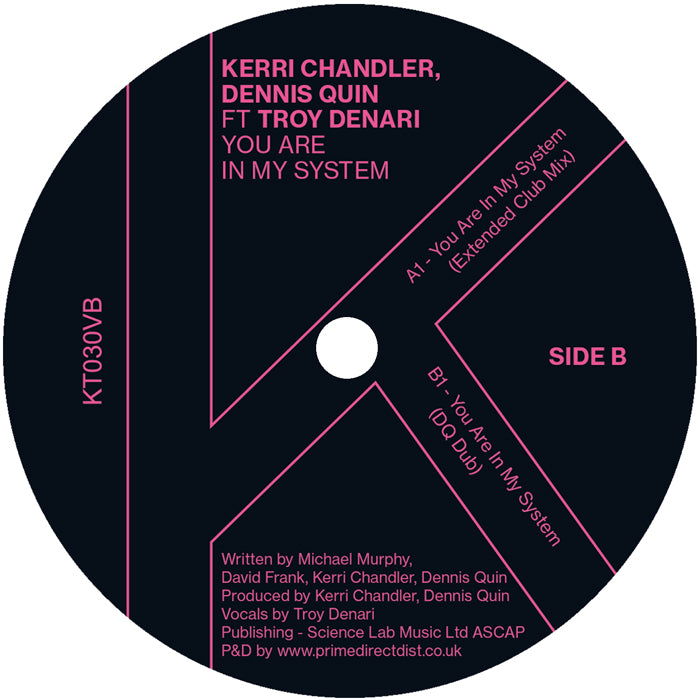 Kerri Chandler & Dennis Quin Feat. Troy Denari - You Are In My System [Kaoz Theory]