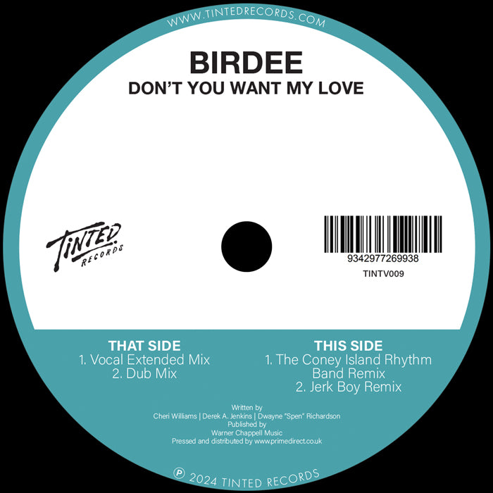 Birdee - Don’t You Want My Love [Tinted Records]