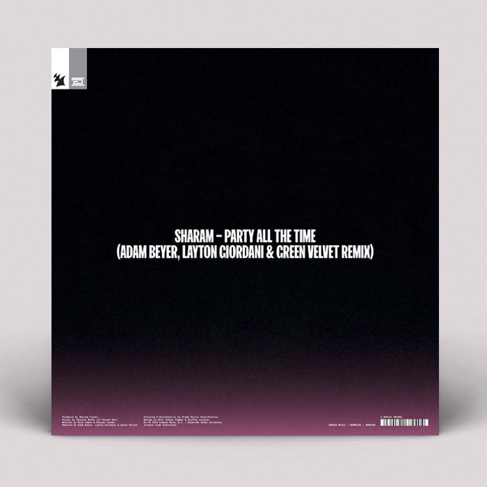 Sharam - PATT (Party All The Time) - Adam Beyer, Layton Giordani & Green Velvet Remix