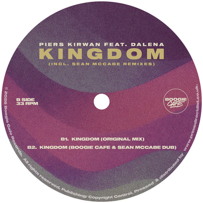 Piers Kirwan Ft Dalena - Kingdom (Incl. Sean McCabe Remixes) [Boogie Cafe]
