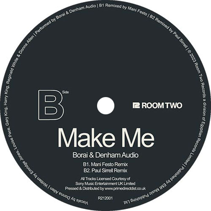 Borai & Denham Audio - Make Me [Room Two Records]